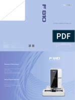 F810 Automatic Hematology Analyzer - Maccura PDF
