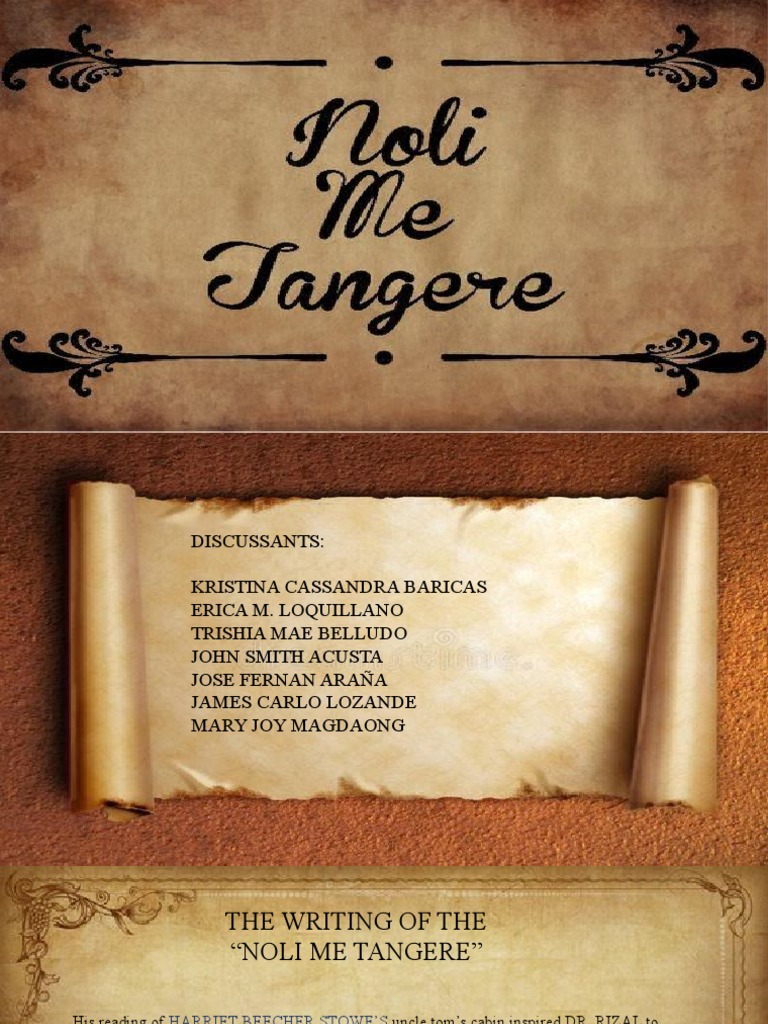 Noli Me Tangere Pdf