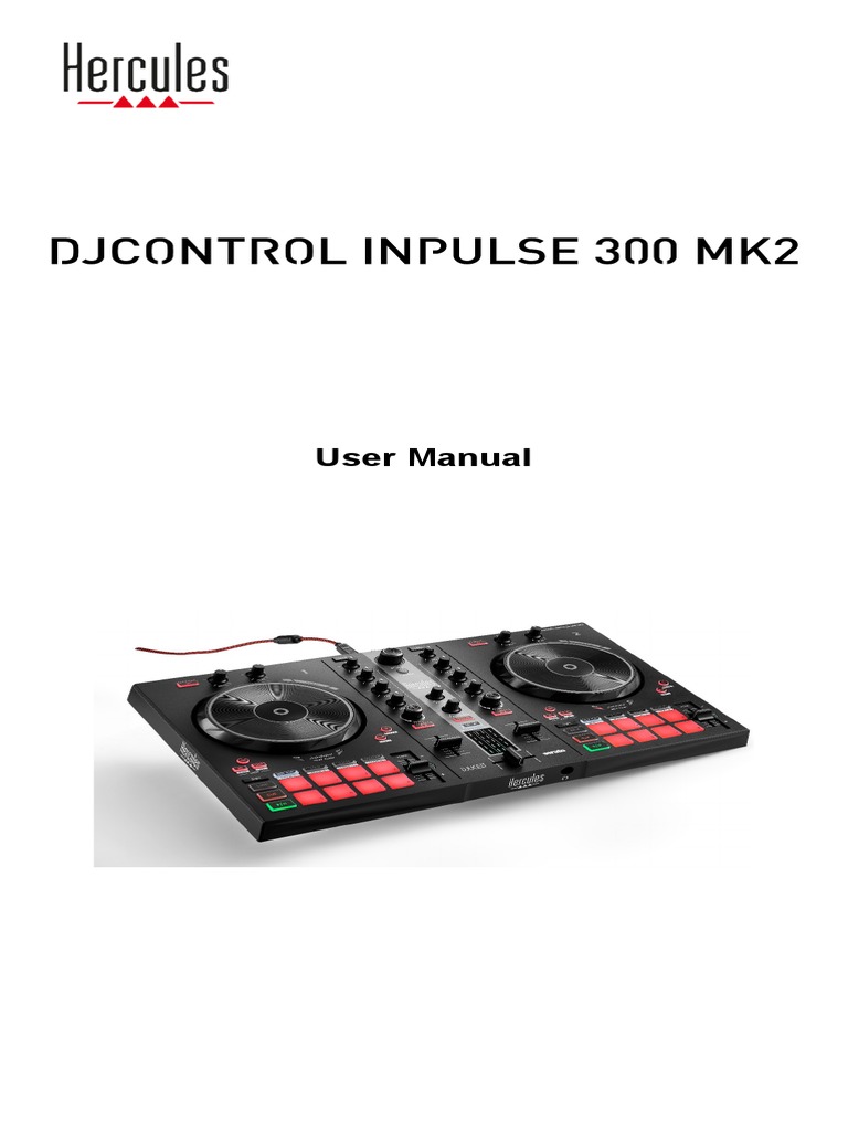 hercules-DJControl Inpulse 300 MK2 User Manual EN PDF | PDF