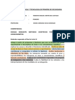 Rubrica de C.T Primero PDF