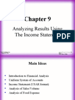 C9 Analyzing Results Using The Income Statement