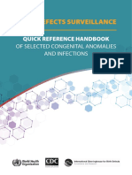 Birth Defects Surveillance Quick Reference Handbook of Selected Congenital Anomalies and Infections PDF
