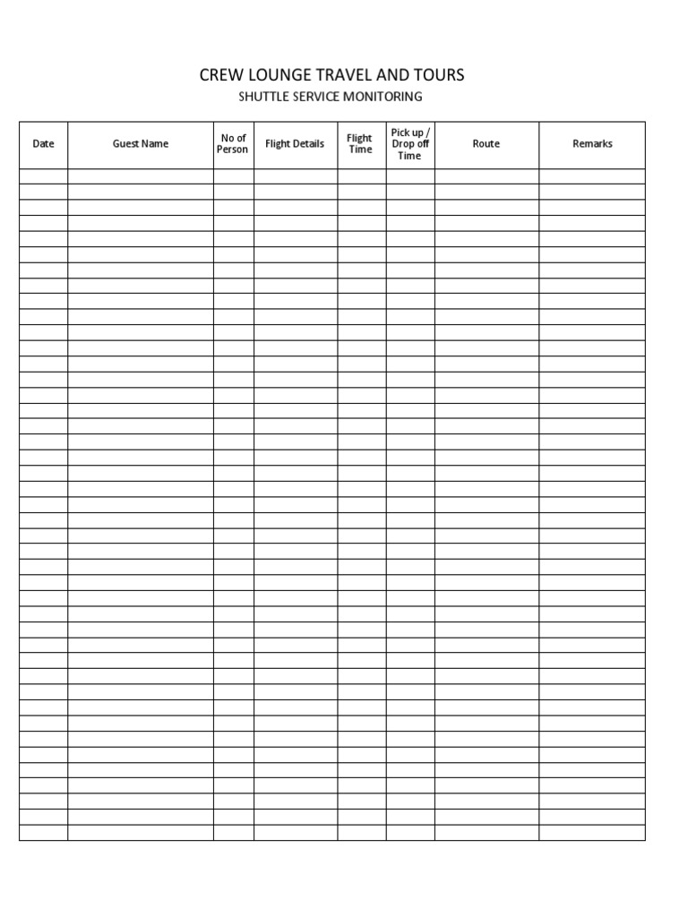 Trip Ticket | PDF
