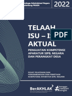 Policy Brief Buku Telaah Isu Aktual