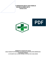 3.1.2.1. Rencana Perbaikan Mutu Dan Kinerja THN 2018