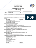 Summative-Test ETECH PDF