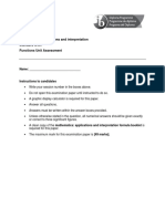 AI SL Functions Test PDF