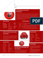 Hooseki Fire Alarm MCP, Lamp, Bell