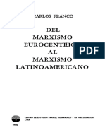 Carlos Franco - Del Marxismo Eurocéntrico Al Marxismo Latinoamericano (Selección) PDF