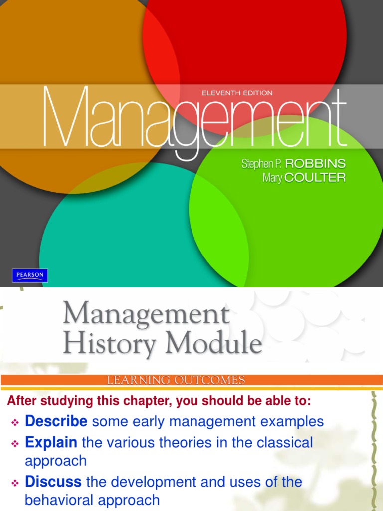 Management History Module PDF | PDF | Organizational Behavior ...