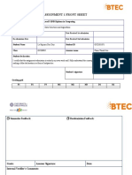 1 - Unit 19 Assignment 1 Frontsheet