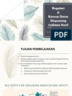 Masukkan spuit ke dalam ampul dengan posisi miring 450 agar tidak terjadi kontak langsung antara ujung spuit dengan dinding ampul. Tarik larutan dengan hati-hati agar tidak terjadi kebocoran