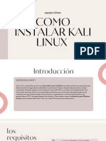 Instalar Kali Linux con menos de
