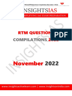 RTM Nov 2022 Questions Compilation