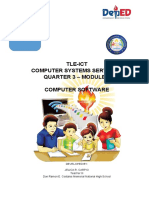 Tle-Ict Computer Systems Servicing Quarter 3 - Module 1