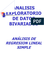 Parte III - Análisis Exploratorio Bivariado - Análisis de Regresión Lineal Simple (ARLS) PDF