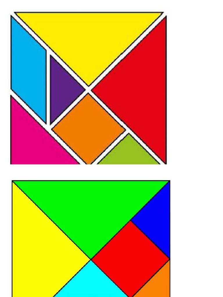 Vamos A Ver de Qué Figuras Geométricas Está Formado El Tangram | PDF