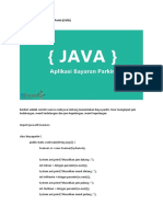 Contoh Program Java Biaya Parkir (CMD) PDF