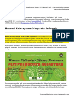 Rangkuman Materi PKN Kelas 9 Bab 5 Harmoni Keberagaman Masyarakat Indonesia PDF