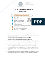 Cálculo para Dosificación - Regla de 3 Simple PDF