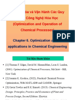 Chapter 6 - Optimization and Its Applications in Chemical Engineering