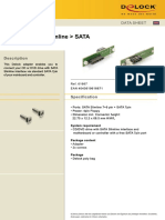 DeLock Slimline SATA To SATA Adapter - 80RBkXP5 PDF