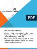 Data Sekunder