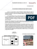 Reporte de visita a Centro de Distribución Wal-Mart Culiacán para analizar sistema de paralelismo de plantas de emergencia