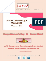 Aino Communique Mar 23 113th Edition