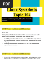 Linux SysAdmin Topic 104.odp