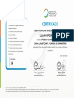 Certificacion Logistica Internacional PDF