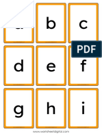 Flashcards Alphabet Small Letters 1 I1usrb PDF