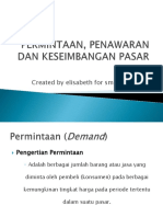 Permintaan, Penawaran Dan Keseimbangan Pasar Fixed PDF