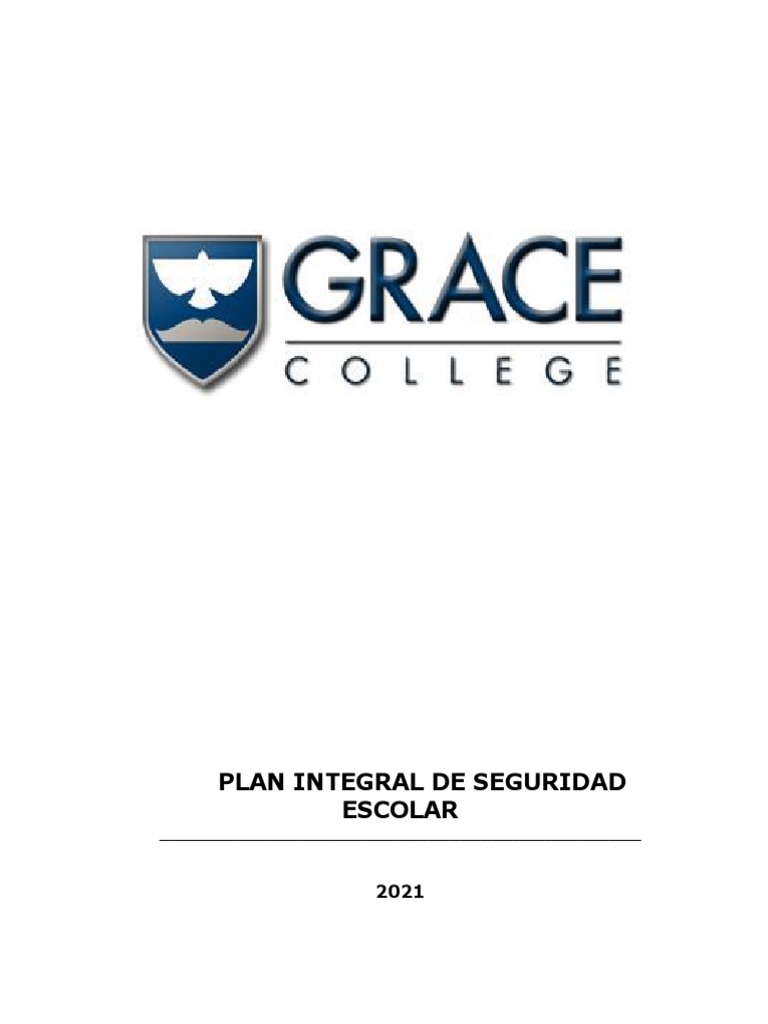 Plan de Seguridad Escolar Integral 2021 | PDF