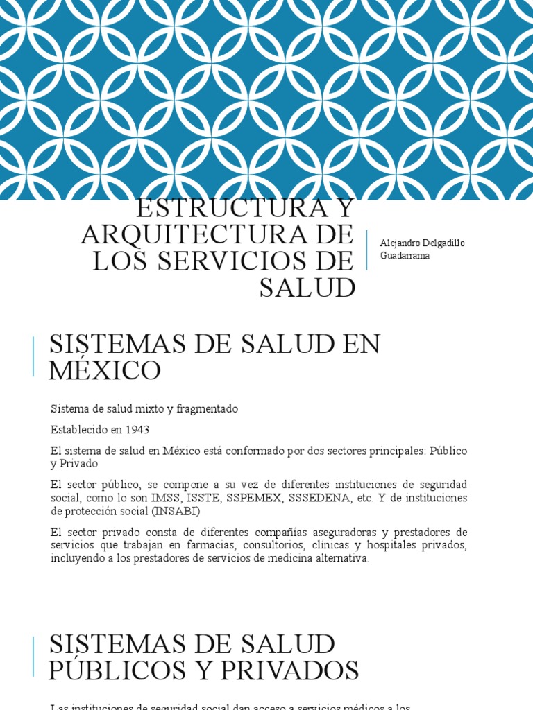 Estructura del Sistema de Salud en México | PDF | Gobierno | Programas ...