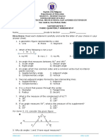 Math 7 3rd Quarter Exam and Answer Key and TOS