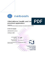 Mohammed Ali Hassan - NEBOSH Certificate PDF