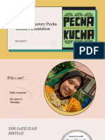 Self Introductory Pecha Kucha Presentation