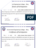 NSS QUIZ Certificate PDF