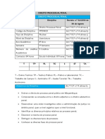 Plano Tematico Processo Penal 2023 PDF
