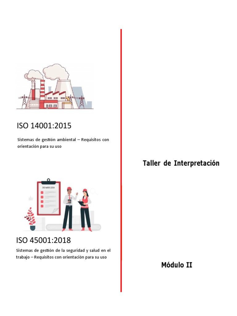 Sistemas de Gestión ISO 14001 y 45001 | PDF | Protección del medio ...