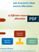 Efficient Resource Allocation