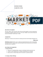 Marketing Notes PDF