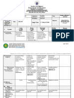 Elementary school daily lesson plan and home activity guide template