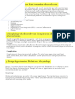 Risk Factors and Morphology of Atherosclerosis