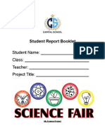 Student Report Booklet