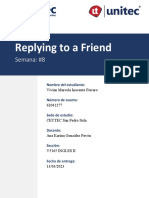 Tarea #8 - Replying To A Friend VIVIAN FERRARO