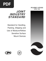 J-STD-033 Moisture Handling