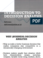 Introduction To Decision Analysis