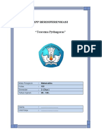 RPP Berdiferensiasi - Teorema Pytagoras - SMP KLS 8